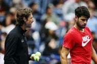 Alcaraz in action at the 2025 US Open - Previews - Source: Getty